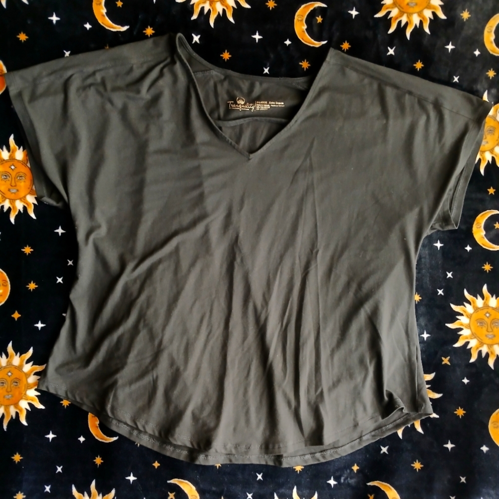 Tranquility Tshirt Size XL with Light Stain